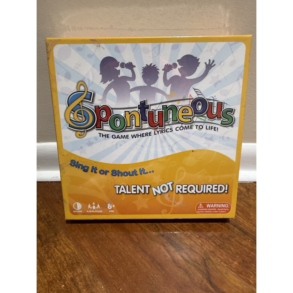 Spontaneous Board Game Factory Sealed Party Game Where Lyrics Come To Life